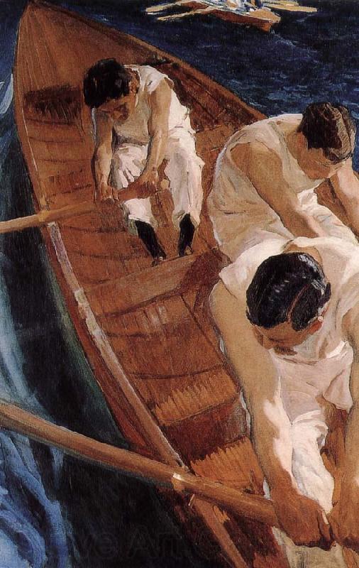 Joaquin Sorolla Canoeing France oil painting art